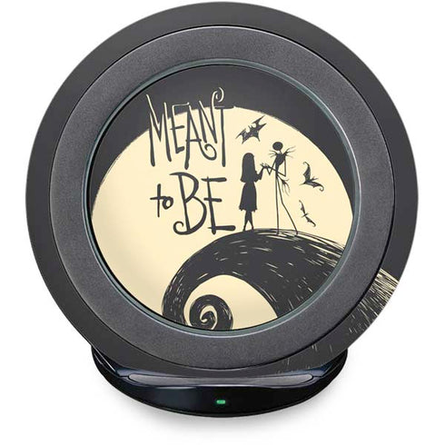 Disney The Nightmare Before Christmas Jack and Sally Meant to Be Fast Charge Wireless Charging Stand Skin